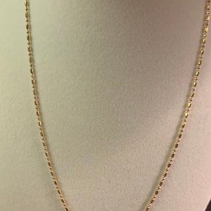 Ball & bar chain  16" i mm thick necklace